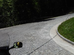 Cobblestone roads in Slovenia